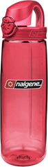 Nalgene On the Fly Water Bottle, 24 oz, BPA-Free, Petal w Beet Red