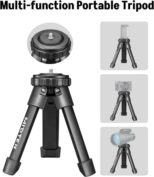 360 MidTen Portable Shooting Rest Tripod Rifle Stand for Range - Lightweight Bench Rest with Rotate V Yoke Holder