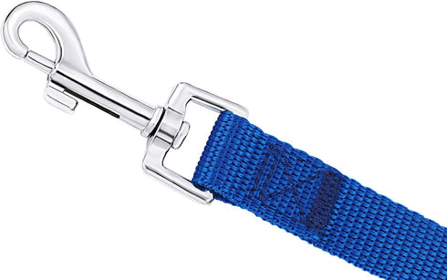 AmaGood Dog/Puppy Obedience Recall Training Agility Lead - 15 ft, 20 ft, 30 ft, 50 ft Long Leash, Blue