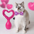 azuza 2 Pack Valentine's Day Cat Collar with Bell, Breakaway Collars with Cute Bowtie, Adjustable from 8"-12" (Cute