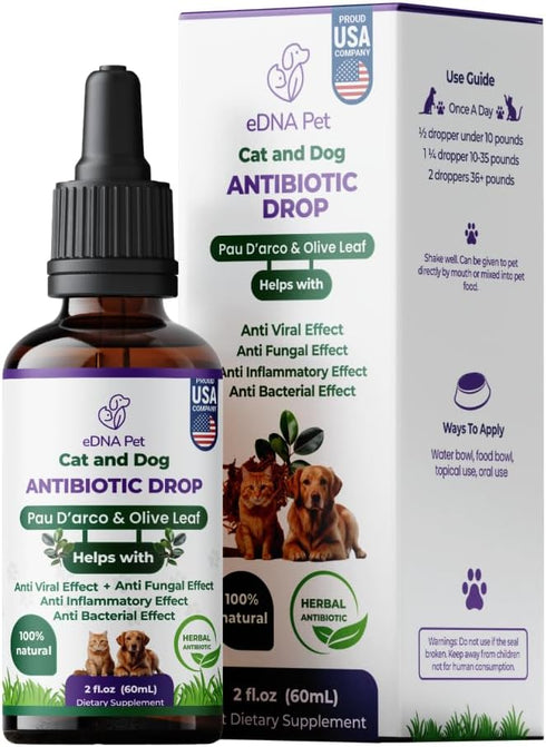 Herbal Supplements for Dogs & Cats | Health Supplies Drops | Herbal Remedy with Cranberry, Respiratory & Cold Drop