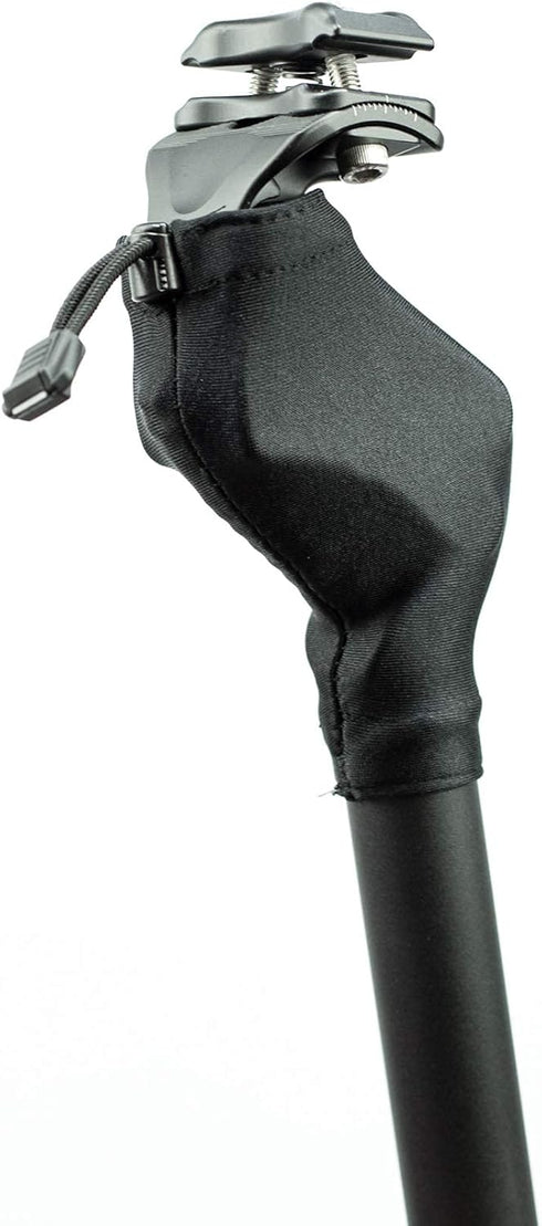 KINEKT Protective Wrap for Bike Suspension Seatpost, Abrasion Resistance Cycling Accessories, Black