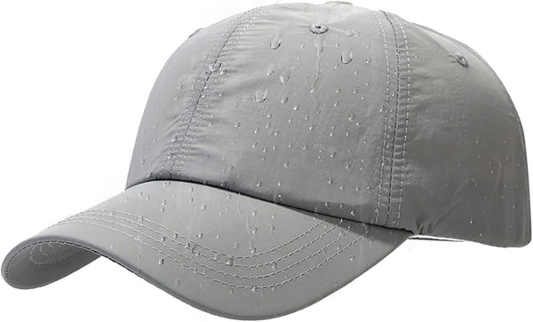 Waterproof Baseball Cap for Men Women, Breathable UPF50+ Sport Outdoor Caps, Quick Dry Adjustable Rain Hat