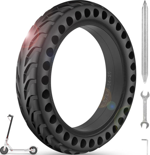 Xiaomi M365 / Gotrax GXL V2 Solid Tire, 8.5 inches Explosion Proof Tire for Electric Scooter (1 PCS)