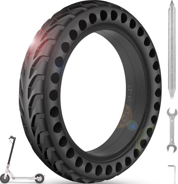 Xiaomi M365 / Gotrax GXL V2 Solid Tire, 8.5 inches Explosion Proof Tire for Electric Scooter (1 PCS)