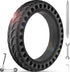 Xiaomi M365 / Gotrax GXL V2 Solid Tire, 8.5 inches Explosion Proof Tire for Electric Scooter (1 PCS)