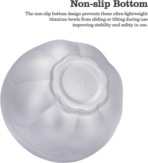500ml Ti1171T Boundless Voyage Titanium Double Walled Camping Bowls Rice Soup Oatmeal Yogurt Serving Bowl Ultralight