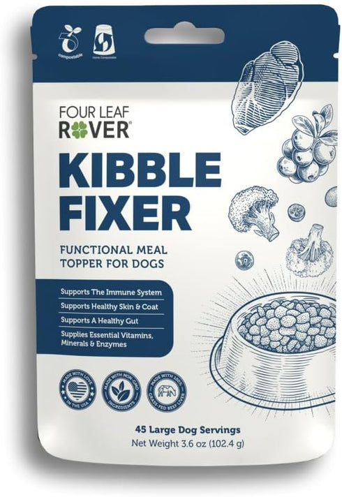 Kibble Fixer - Freeze Dried Dog Food Topper for Picky Eaters, Natural Grain-Free Meal Enhancer, 3.8 oz