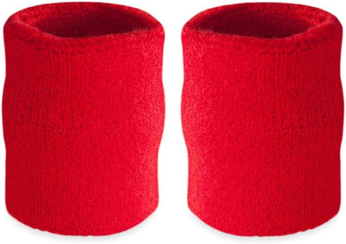 Suddora Arm Sweatbands, Absorbent and Breathable Thick Cotton Bands for Gymnastics, Basketball, and Football