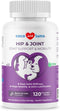 Joint Supplement for Dogs - 120 Chewable Tablets with Glucosamine, Chondroitin, MSM for Joint Pain Relief