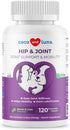 Joint Supplement for Dogs - 120 Chewable Tablets with Glucosamine, Chondroitin, MSM for Joint Pain Relief