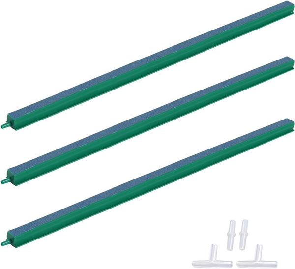 ALEGI 3-Piece Air Stone Bars for Aquarium, 16 inch Hydroponics Air Stone Bar with Connectors.