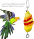 Bird Cage Food Holder, Parrot Fruit Vegetable Skewer Feeder for Parakeet, Budgie, Macaw
