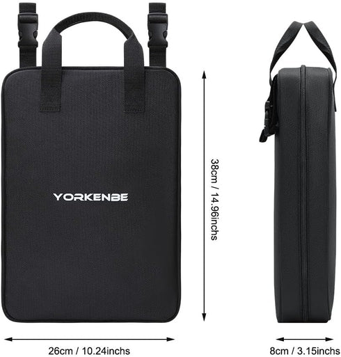 Camp Kitchen Organizer, High Capacity Camping Cooking Utensils Bag, with Hanging Hooks and Paper Towel Holder, Multi-pocket Waterproof Portable Storage for BBQ Outdoor Cooking Essentials
