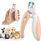 Ginalaia Cat Dog Pet Nail Clippers with Light, Llluminates Cat Dog Nails or
