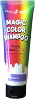 Magic Color Shampoos (Purple), Semi-Permanent Pet Hair Coloring Shampoo, Non-Toxic for All Pets