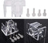 Zerodis Fish Tank Acrylic Pipe Clip Holder, Aquarium Filter Mount Tube Clip for Inflow/Outflow Tube