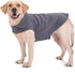 Fleece Dog Coat, Reflective Pet Jacket for Cold Weather, Extra Large to Small Pets (Grey, S)