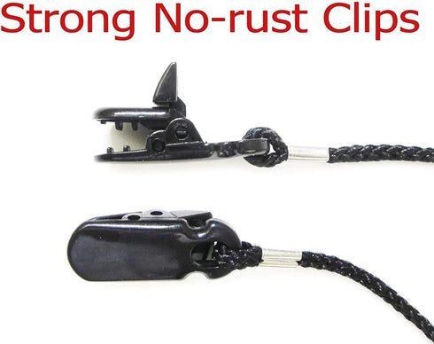 Set of 2 Cap Clips and Hat Chin Strap, Windproof Clip for Golfing, Fishing, and Sports