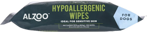 Grooming Hypoallergenic Wipes for Dogs, 100 Count with 100% Plant-Based Active Ingredients