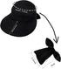 Womens Sun-Hats Summer UV Protection, Packable Visor Zip-Off 2 in 1 Detachable Wide Brim Outdoor Golf Beach Hat