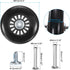 uxcell Luggage Wheels Replacement, 87 x 24 mm Rubber Swivel Caster Bearing Wheels Repair Kits for Suitcase, Inline Skate