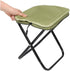 GALPADA Mini Folding Outdoor Stool Lightweight Portable Chair with Carbon Steel Frame and Oxford Fabric Dual-Purpose