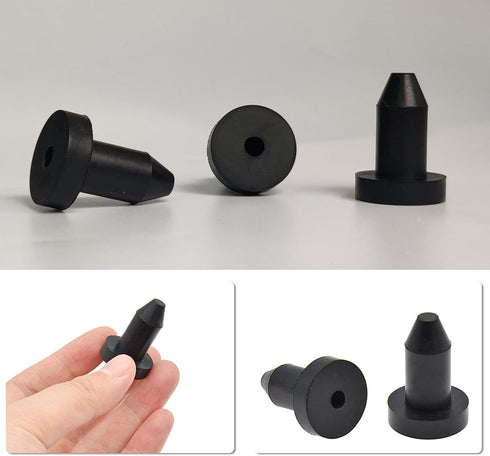 Pack Kayak Drain Plug Scupper Plugs - Compatible with Sun Dolphin Kayaks, Black