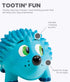 Outward Hound Tootiez Hedgehog Grunting Latex Rubber Dog Toy, Large Size