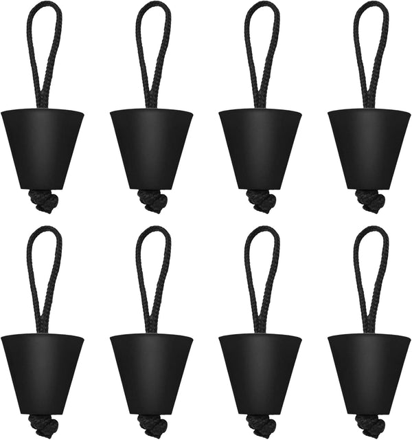LIXADA Universal Kayak Scupper Plug Kit for Canoe Drain Holes - 4/6/8 Packs
