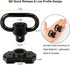 Two Point Traditional QD Sling, 1.25" 2 Point Sling Swivels Mounts for Mlock