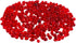VTurboWay 150 Pack Red Glass Crystal Stone, Aquarium Stone Ornament, Fish Tank Gravel Decoration