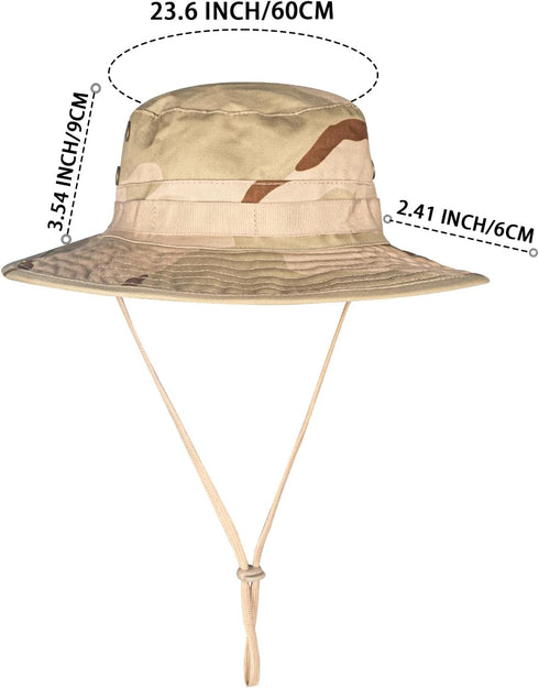 Sun Hats for Men Women - Bucket Hat UPF 50+ UV Protection Boonie Hat for Fishing Hiking Garden Beach