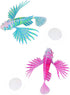 TOPINCN 2Pcs Fake Fish for Aquarium, Floating Luminous Artificial Fish Tropical Fish Decorations