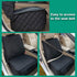 HAPYFOST 2Pack) Waterproof Front Seat Cover Dog Car Seat Covers Nonslip and Full Protection with Side Flaps Fits Most