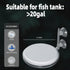 Upettools Nano Bubble Stone Kit for Fish Tank, Quiet Super-High Dissolved Oxygen Diffuser with Control Valve (T100)
