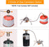 Portable Camping Gas Stove - Foldable Camp Stove with 1LB Propane Tank Adapter for Outdoor Cooking