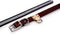 King Buck Hunting Heritage Soft-Touch Reflective & Leather Waterproof Dog Collar with O Ring, M/L, Black