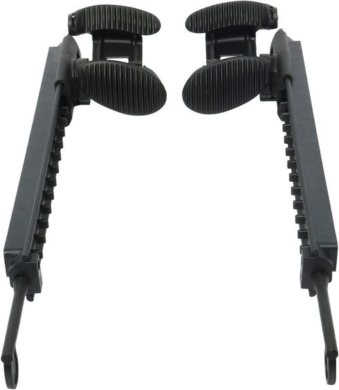 NovelBee Adjustable Locking Foot Braces Pedals for Kayak Boat Direction Control (Left and Right)