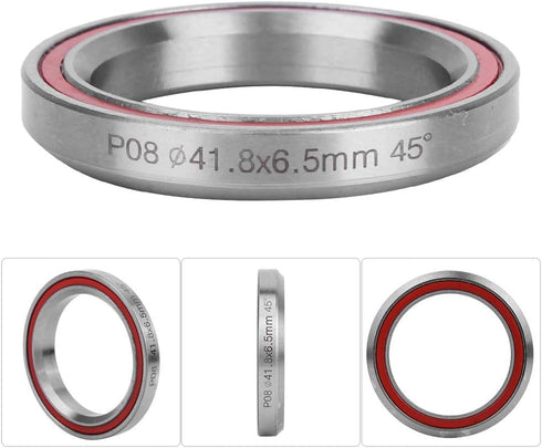 Keenso 2PCS 41.8MM Heavy Duty Bike Headset Bearing, Double Sealed for Mountain and Road Bike Cycling Accessory