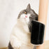 2 Pack Black Catnip Wall Massage Corner Brush - Self Groomer Scratcher for Long & Short Fur Cats