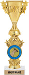Crown Awards Personalized Winner Dairy Goat Trophies - 10.5" Gold Dairy Goat