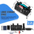 WOTOW Waterproof Bike Handlebar Bag with Large Reflective Area & Strips, Front Pouch with Waterproof Zipper