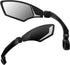 Hafny HF-MR095 New Handlebar Bike Mirror, HD Blast-Resistant, Adjustable Rotatable Rearview Bicycle Mirror