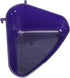 Triangle Corner Potty Sandbox, Plastic Wall Hanging Anti Splashing Small Animals Litter Box Bath Tub Container