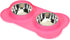 Stainless Steel Dog Food Bowls by AsFrost with Non-Skid Silicone Mat for Dogs & Cats - Pink, 12oz
