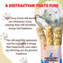 Amazing Dog Treats - Beef Cheek Rolls Mega Thick (Bully Dust Flavor, 10" - 6 Count) - Safe Rawhide Alternative