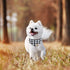 EXPAWLORER Dog Collar and Leash Set - Classic Plaid Dog Bow Tie and Bandana Collar with Bell, Adjustable Leash
