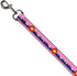 Buckle-Down Pet Leash, Dog Leash, Colorado Flag Icon Mountain Skyline Pink Blue White, 4 Feet Long 1.0 Inch Wide