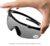 xaegistac Tactical Shooting Glasses - High Impact Eye Protection with 3 Interchangeable Lenses